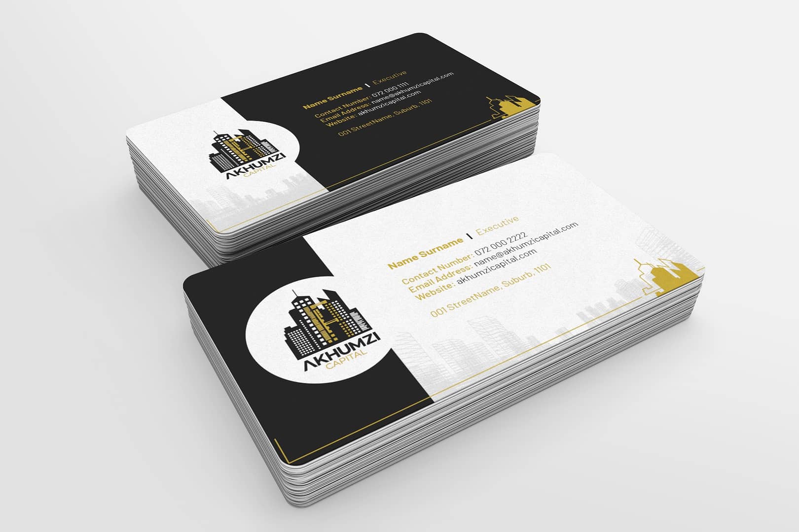 Business Cards for Akhumzi Capital | KEMOSO