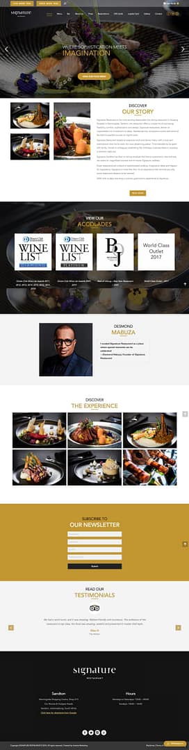 Signature Restaurant (Home Page) | KEMOSO